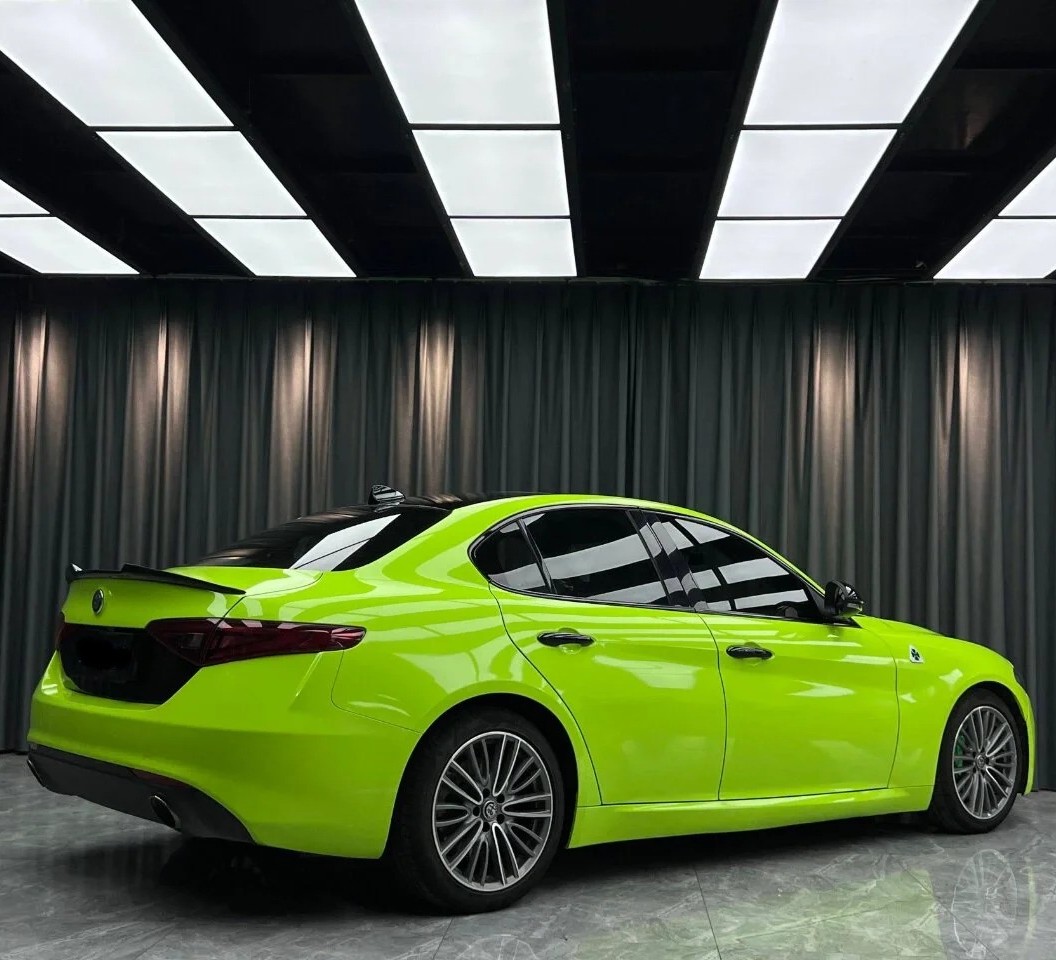 Ravoony Basic Gloss Apple Green Car Wrap