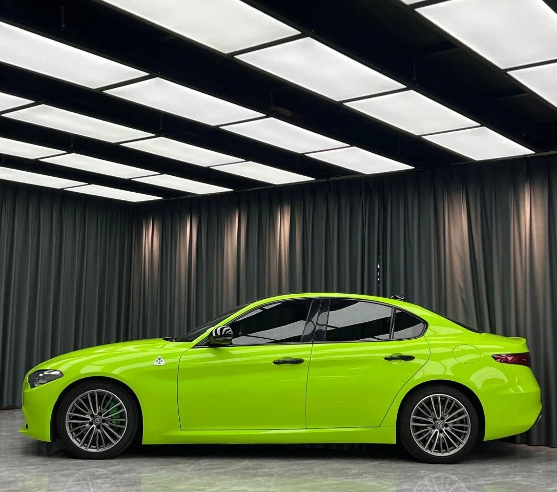 Ravoony Basic Gloss Apple Green Car Wrap
