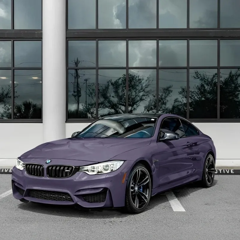Ravoony Plus Glossy Negroni Purple Car Vinyl Wrap