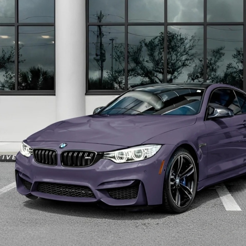 Ravoony Plus PET Glossy Negroni Purple Car Vinyl Wrap