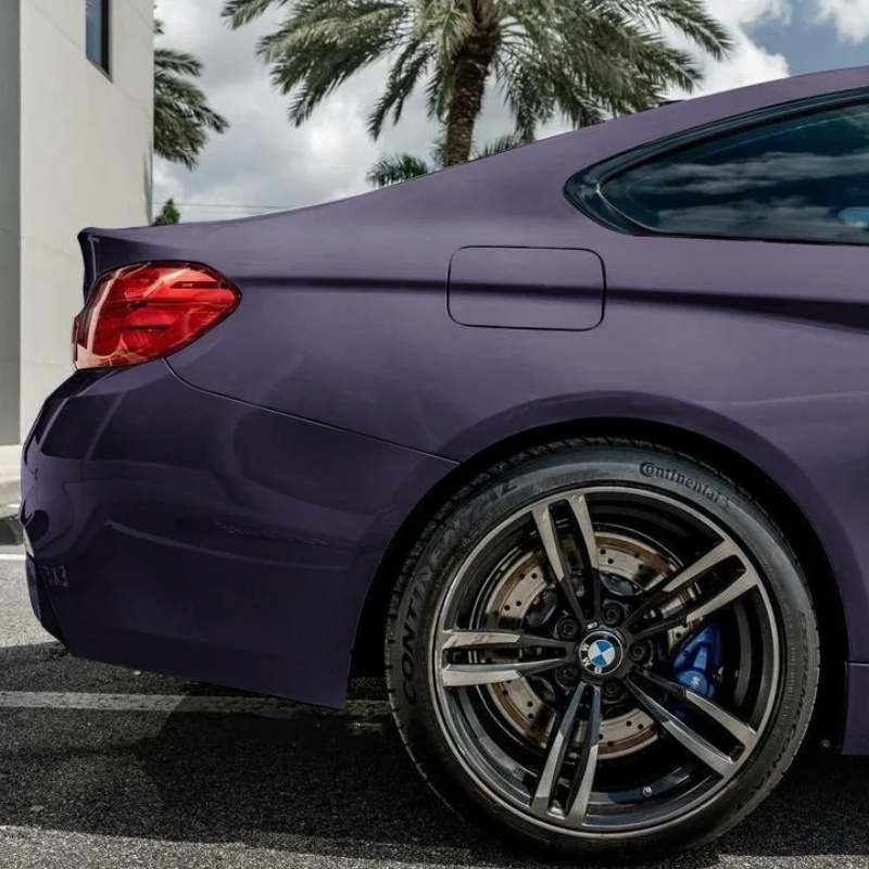 Ravoony Plus PET Glossy Negroni Purple Car Vinyl Wrap