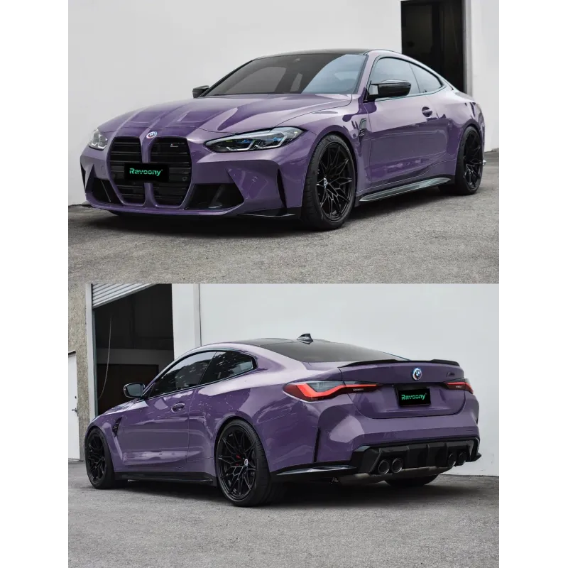 Ravoony Plus Glossy Negroni Purple Car Vinyl Wrap