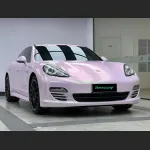 Ravoony Plus Glossy Twin Peach Pink Green Car Wrap