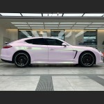 Ravoony Plus PET Glossy Twin Peach Pink Green Car Wrap