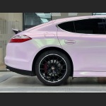Ravoony Plus PET Glossy Twin Peach Pink Green Car Wrap