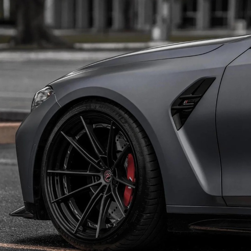 Ravoony Plus Matte AMG Grey Car Vinyl Wrap