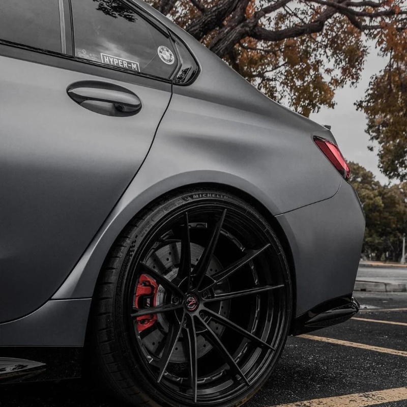 Ravoony Plus Matte AMG Grey Car Vinyl Wrap