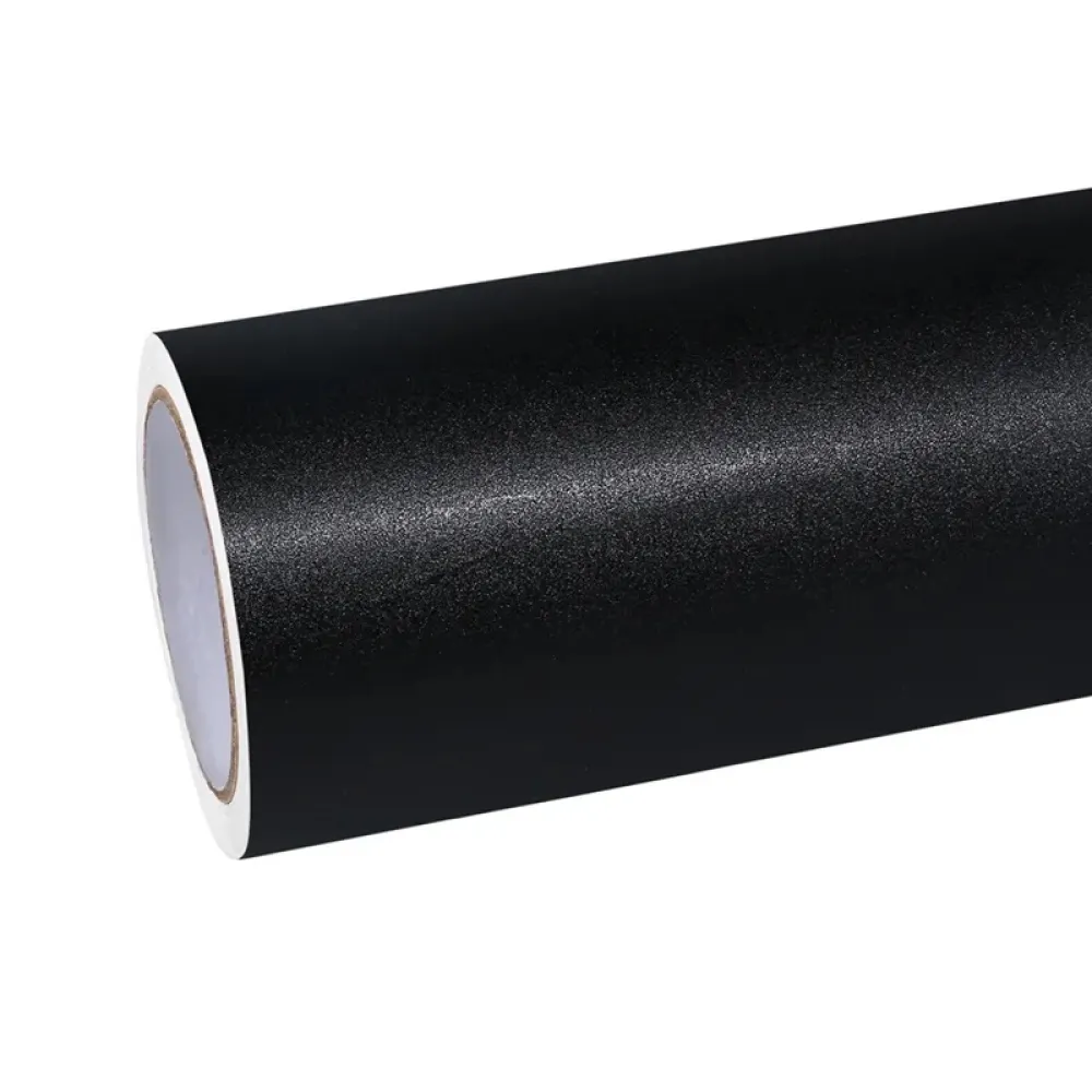Ravoony Plus Matte Pearl Metal Black Car Vinyl Wrap
