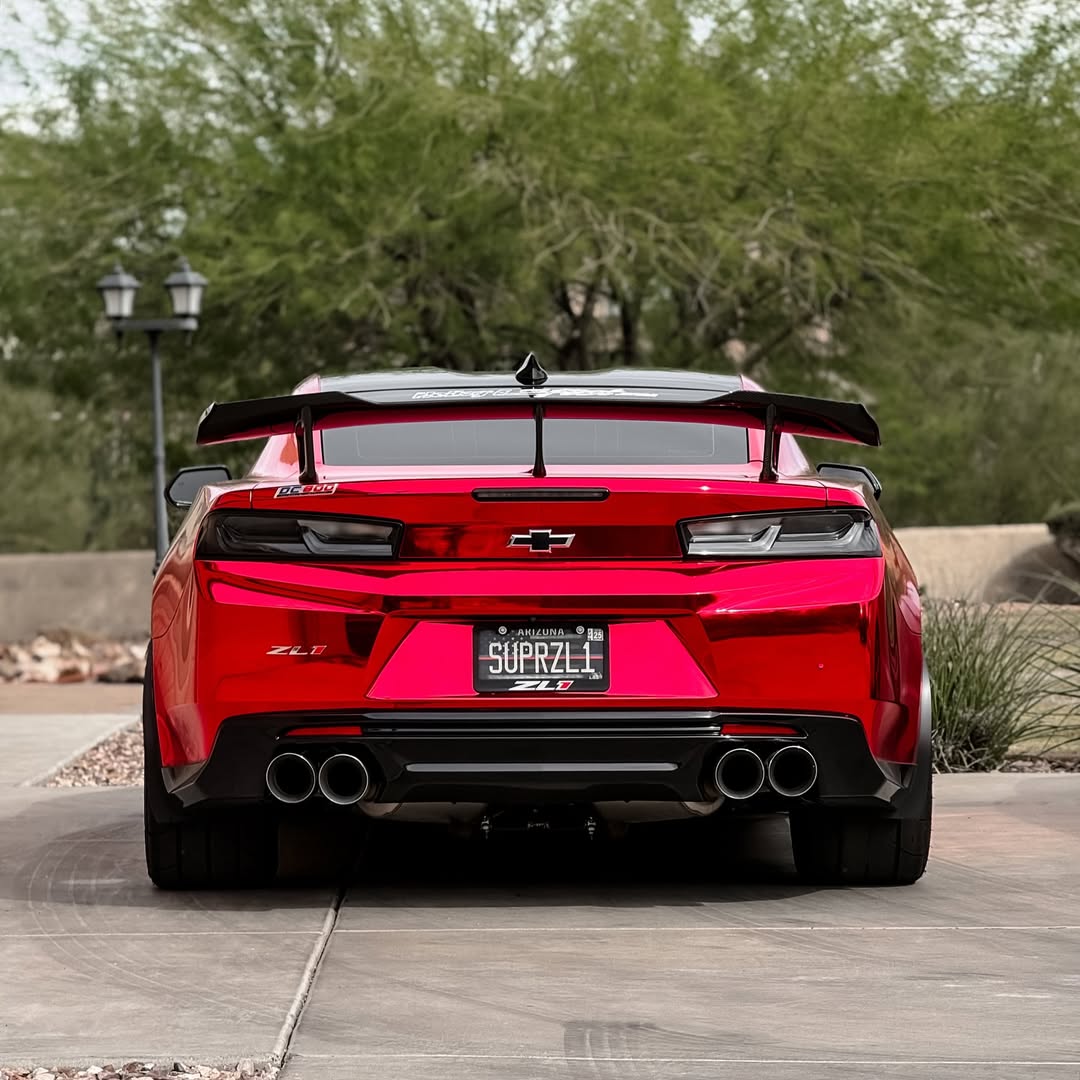 Ravoony Plus Super Gloss Chrome Red Vinyl Car Wrap