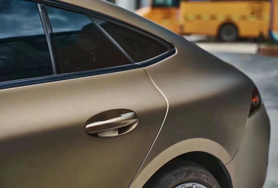 Ravoony Plus Ultra-Matte Coffee Brown Car Wrap