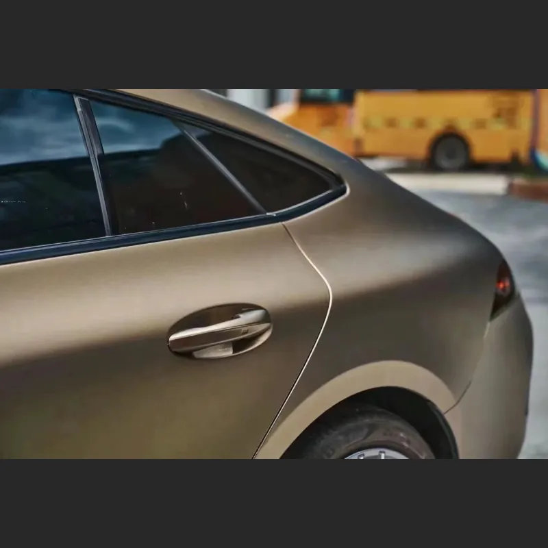 Ravoony Plus Ultra-Matte Coffee Brown Car Wrap
