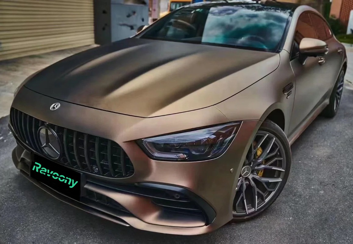 Ravoony Plus Ultra-Matte Coffee Brown Car Wrap