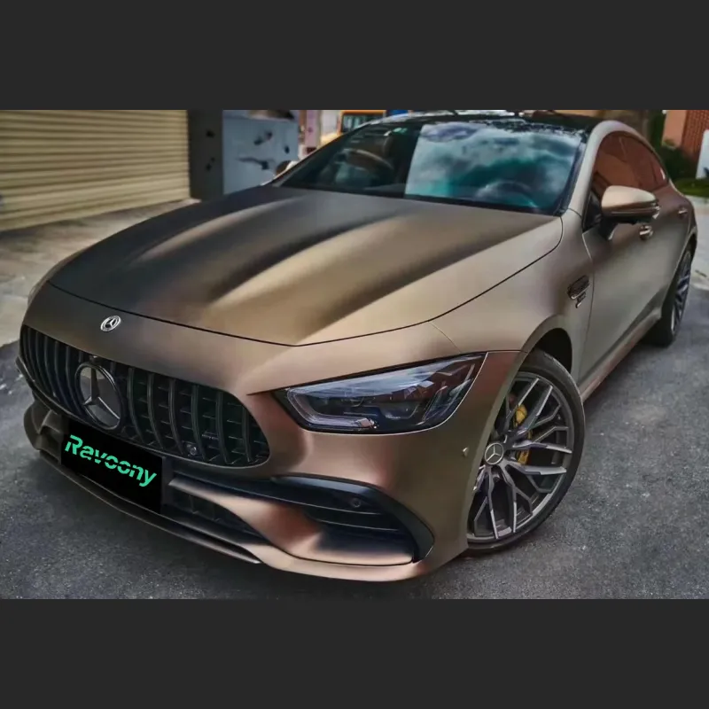 Ravoony Plus Ultra-Matte Coffee Brown Car Wrap