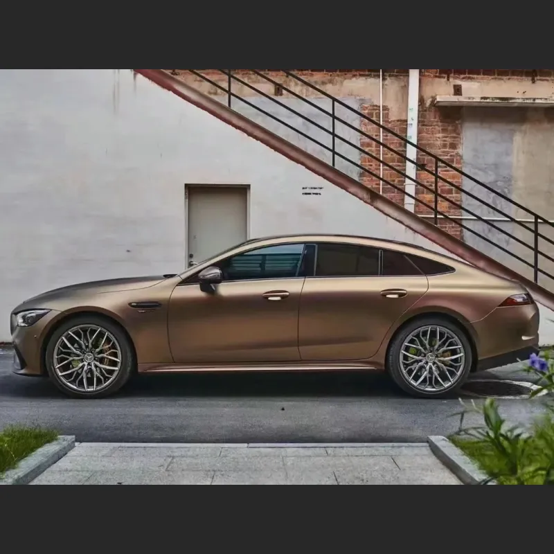 Ravoony Plus Ultra-Matte Coffee Brown Car Wrap