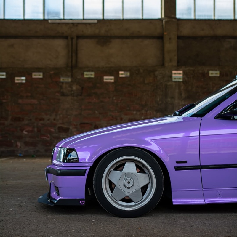 Ravoony Plus Twin Candy Magic Purple Car Wrap
