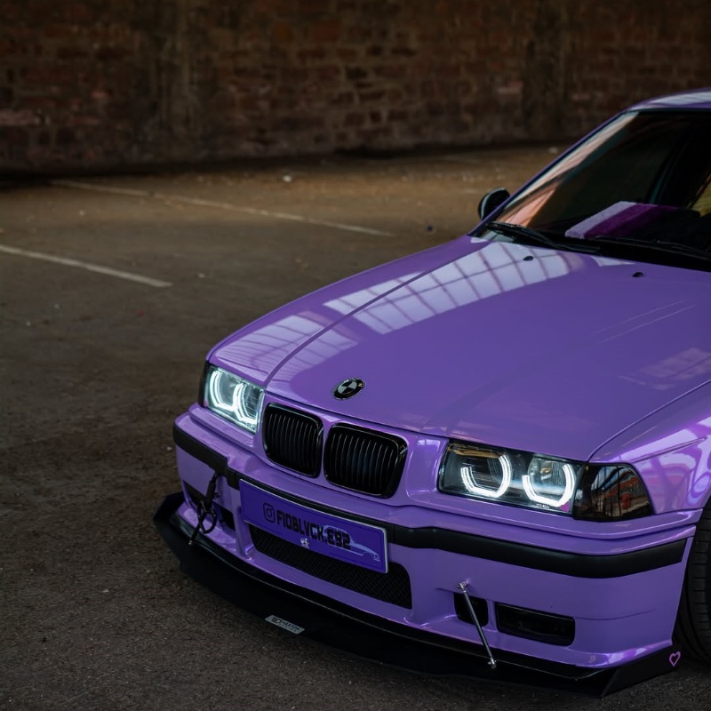 Ravoony Plus Twin Candy Magic Purple Car Wrap