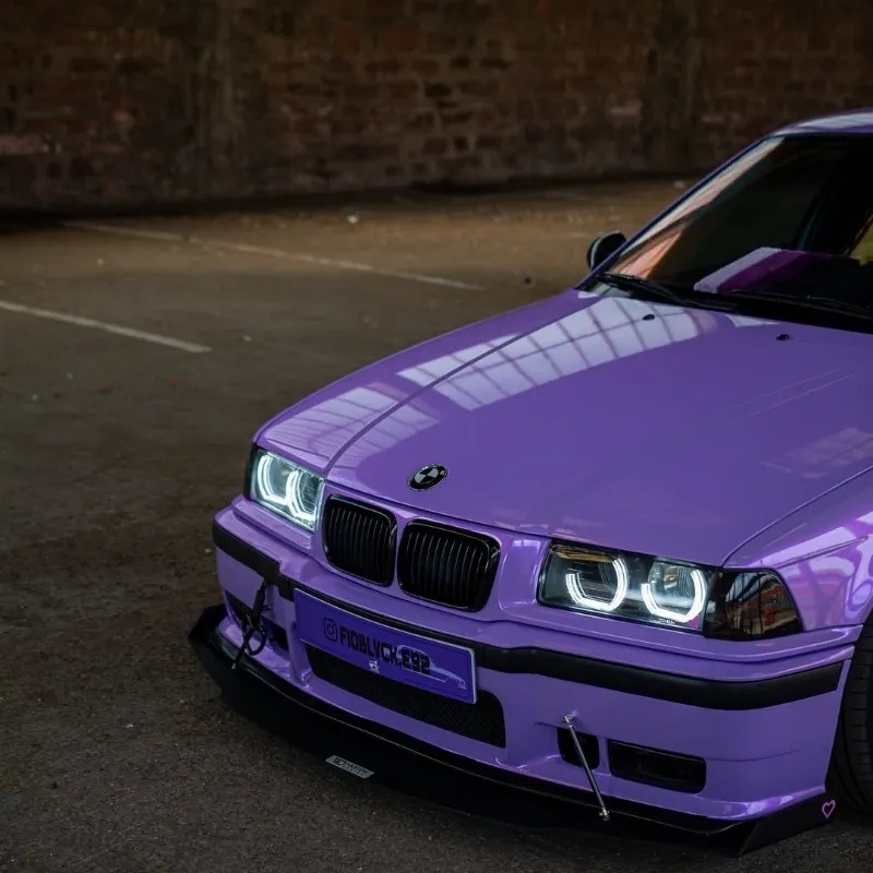 Ravoony Plus Twin Candy Magic Purple Car Wrap
