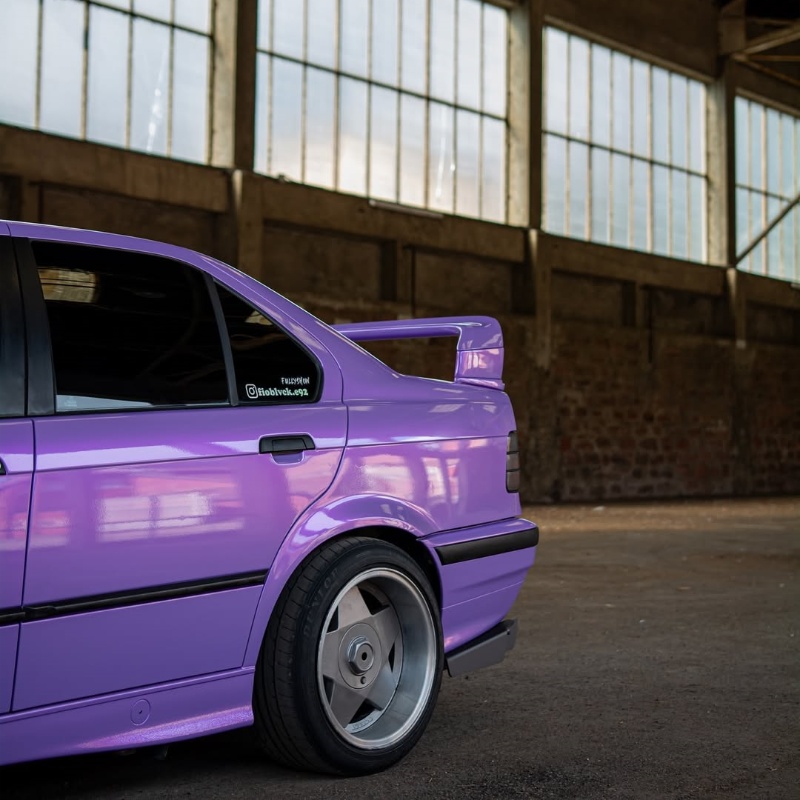 Ravoony Plus Twin Candy Magic Purple Car Wrap