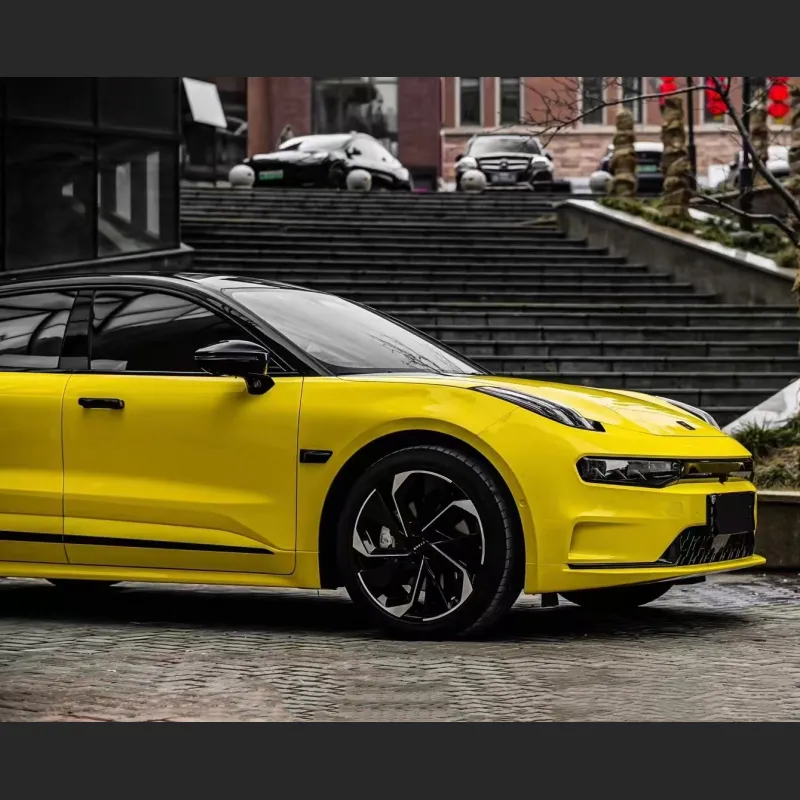 Ravoony Plus Crystal Maize Yellow Car Vinyl Wrap