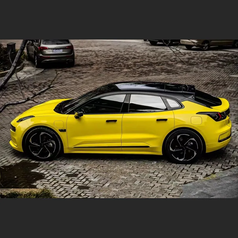 Ravoony Plus Crystal Maize Yellow Car Vinyl Wrap