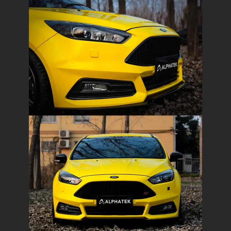 Ravoony Plus Crystal Maize Yellow Car Vinyl Wrap