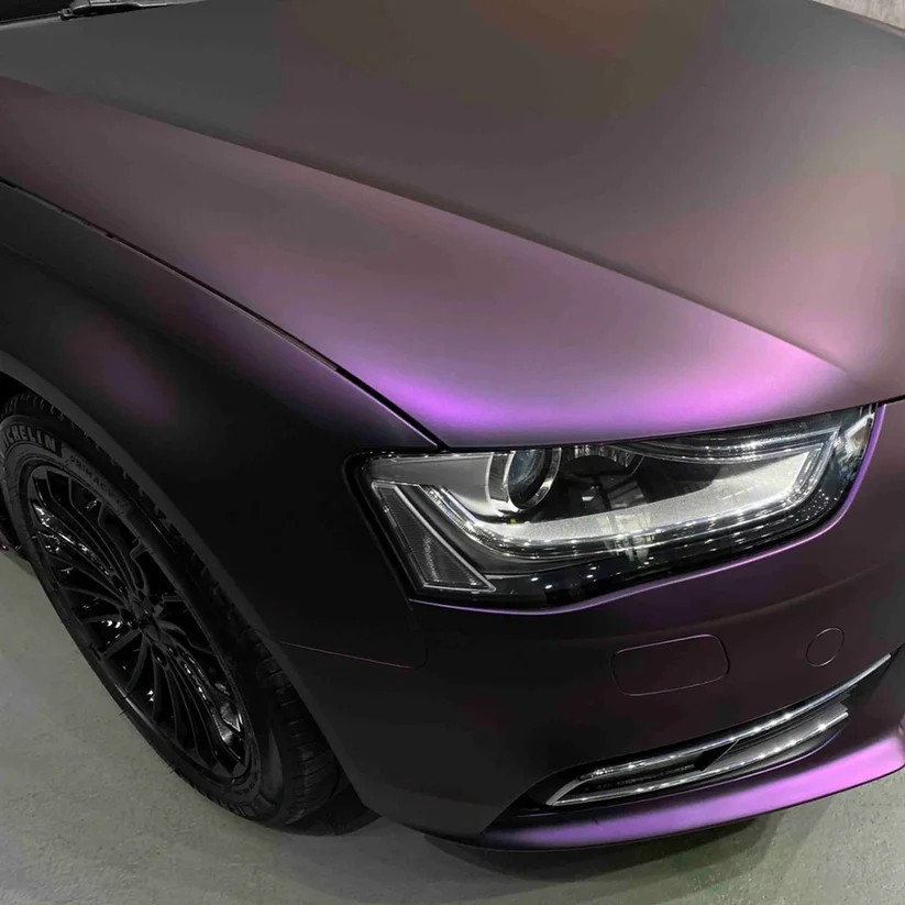 Ravoony Plus Ultra-Matte Purple-Red Car Wrap 