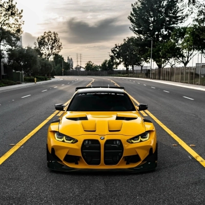 Ravoony Plus PET Gloss Sunflower Yellow Vinyl Wrap 02