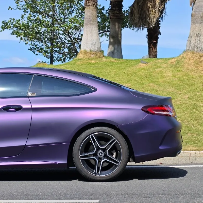 Ravoony Plus Ultimate Flat Magic Purple Car Vinyl Wrap