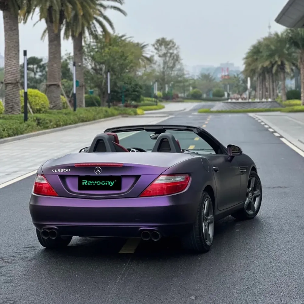 Ravoony Plus Ultimate Flat Magic Purple Car Vinyl Wrap