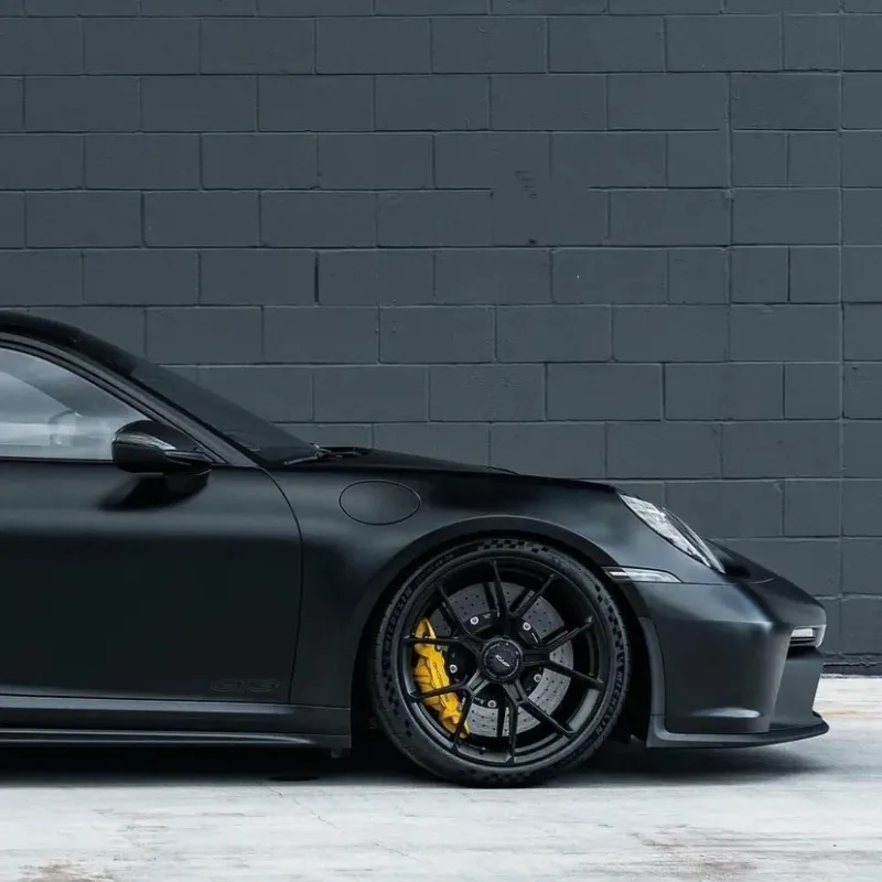 Ravoony Basic Satin Black Car Wrap