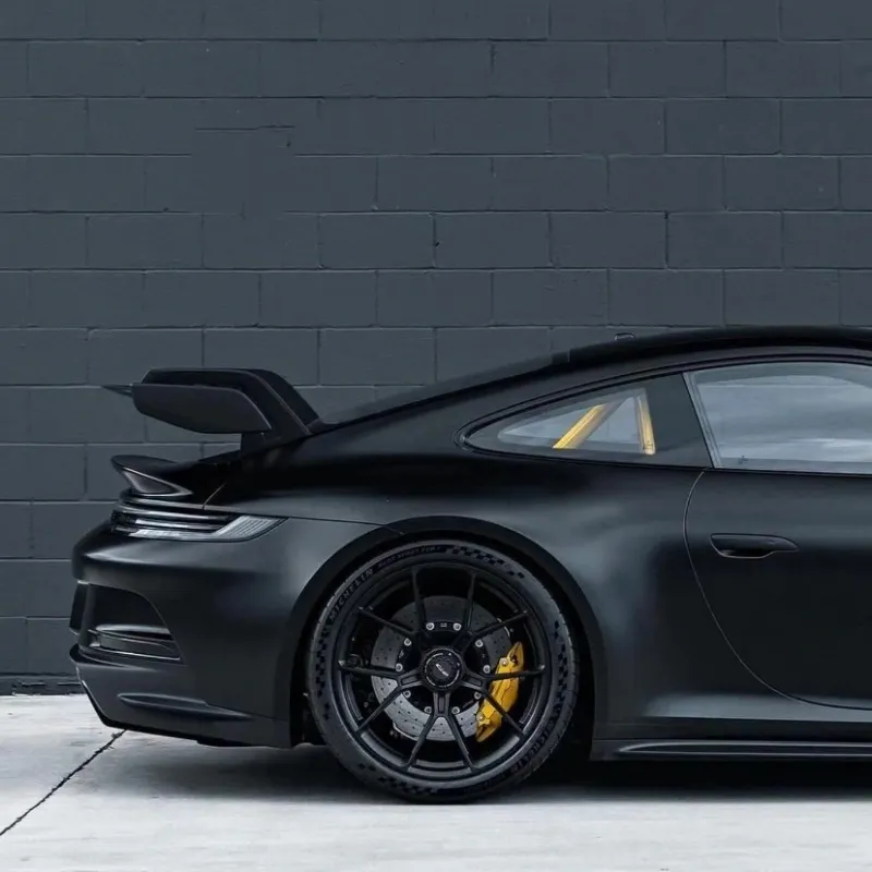 Ravoony Basic Satin Black Car Wrap