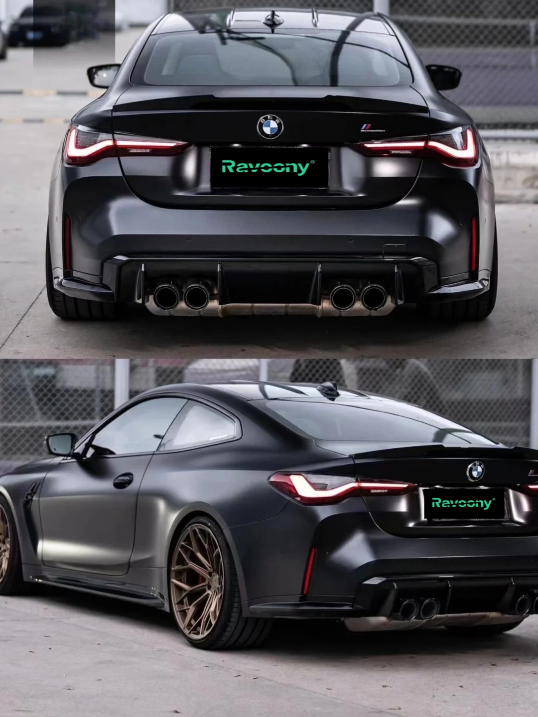 Ravoony Basic PET Satin Black Car Wrap