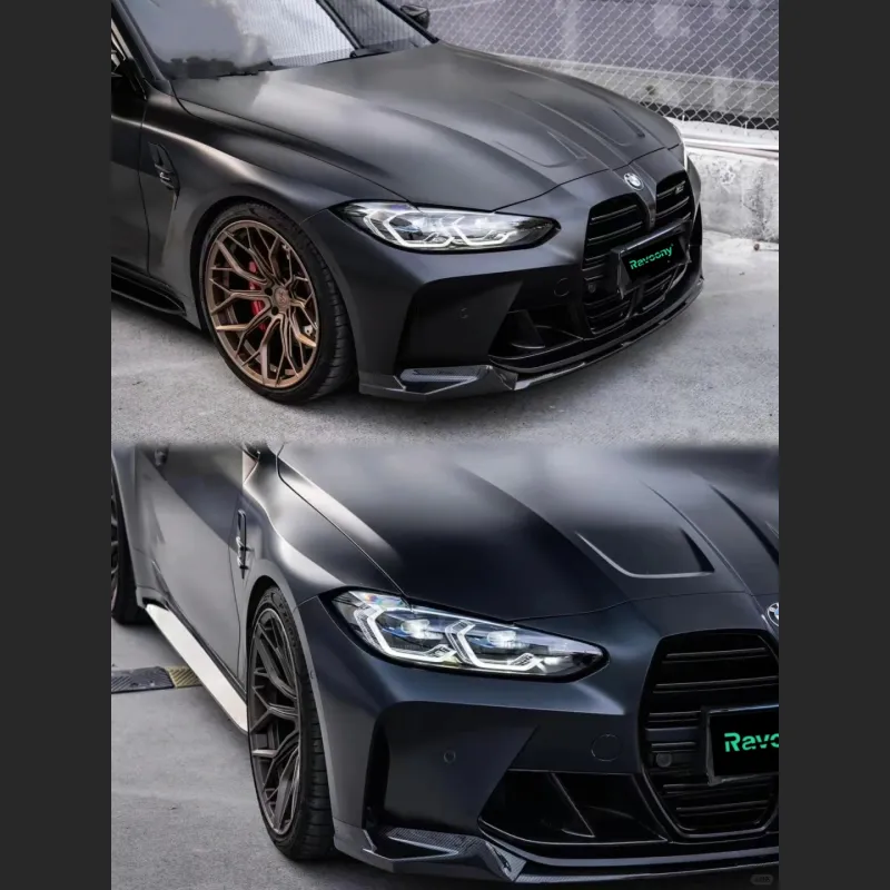 Ravoony Basic Satin Black Car Wrap