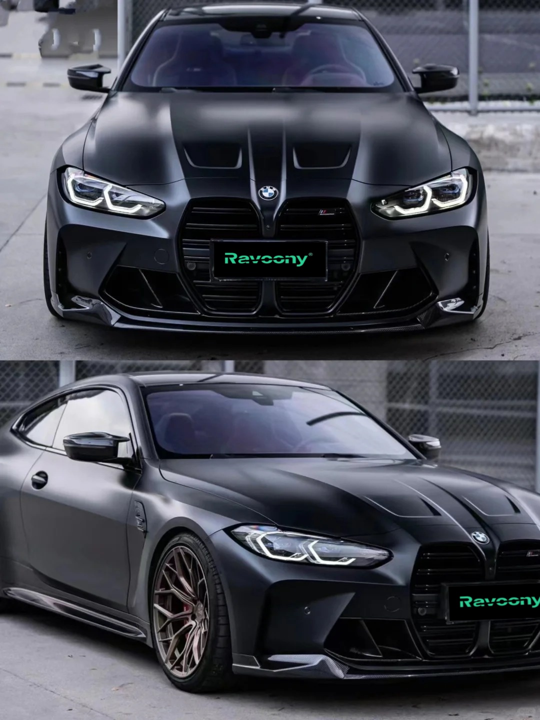 Ravoony Basic PET Satin Black Car Wrap