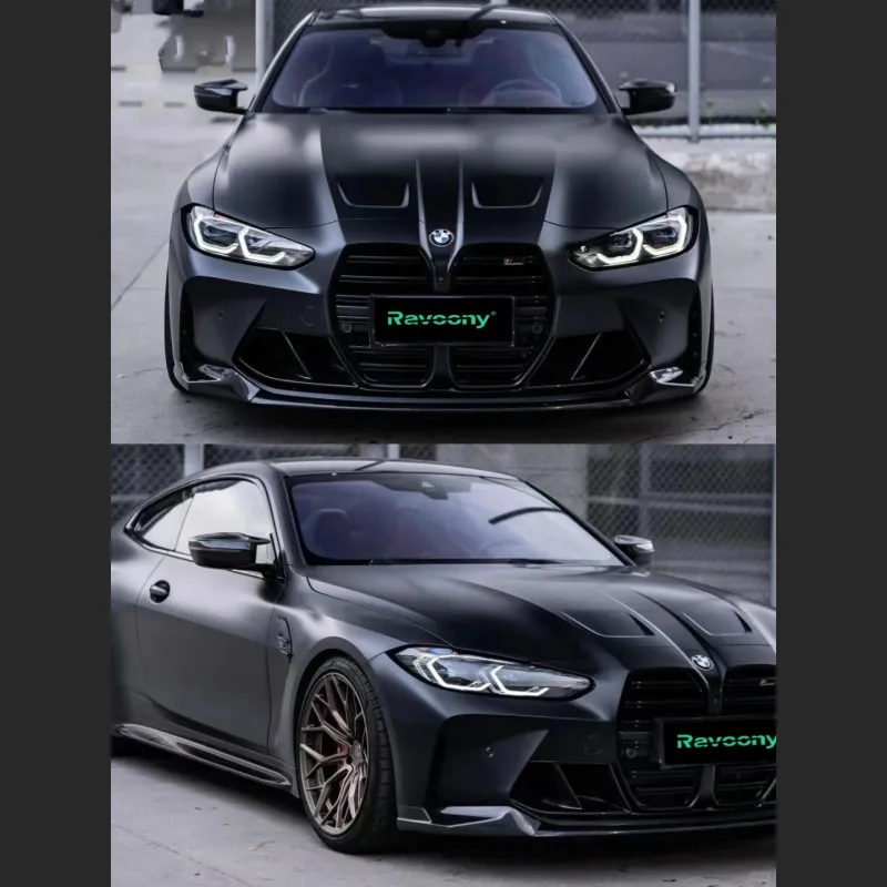 Ravoony Basic Satin Black Car Wrap