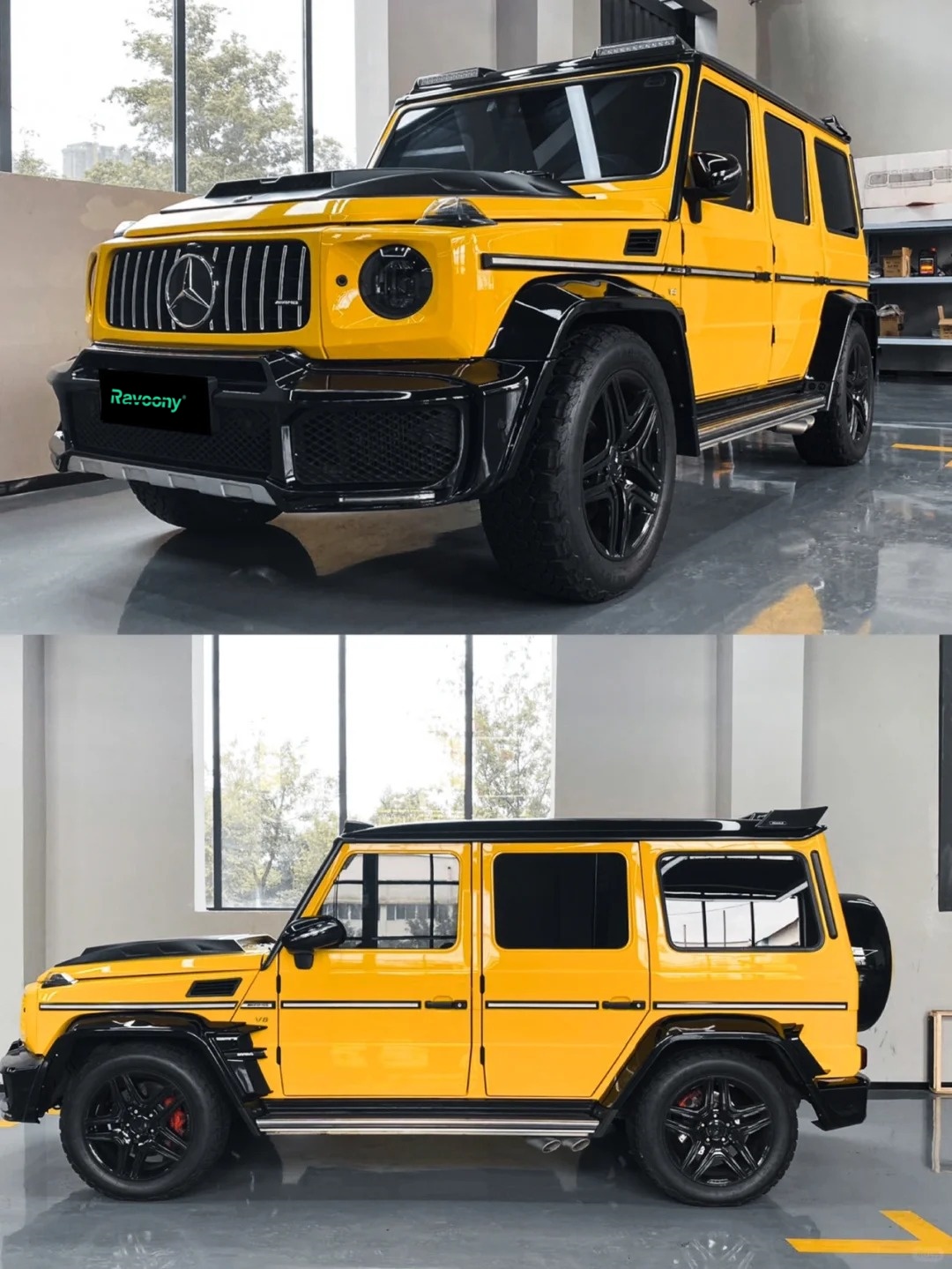 Ravoony Plus Gloss Sunflower Yellow Vinyl Wrap