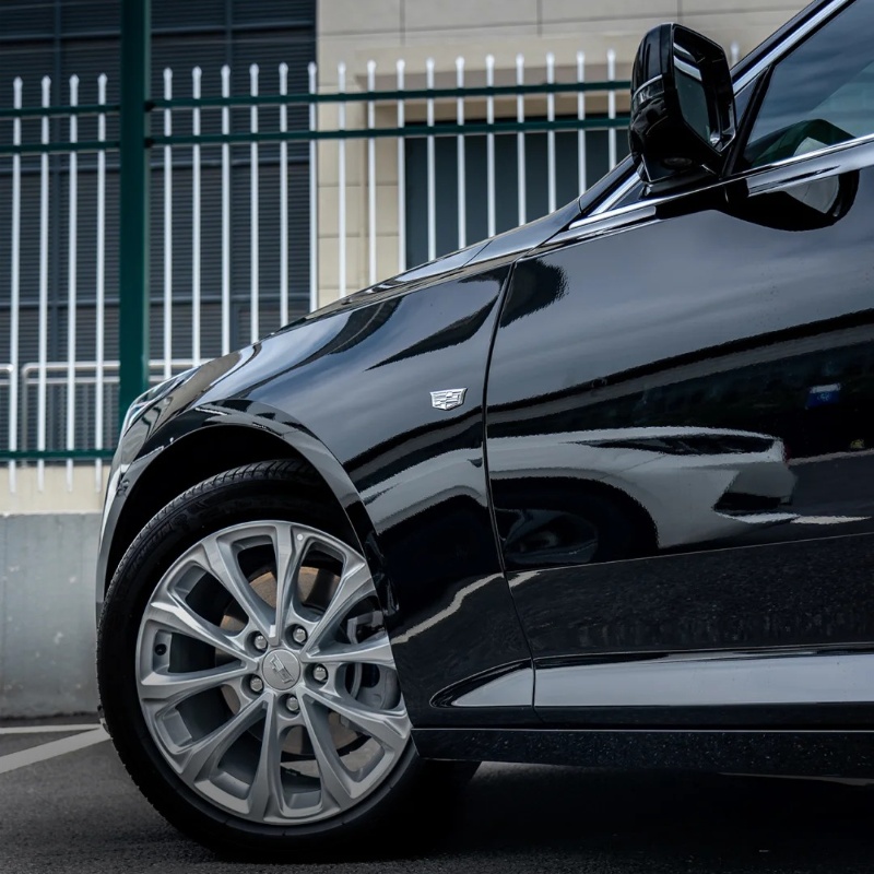 Ravoony Plus PET Glossy Crystal Black Car Vinyl Wrap