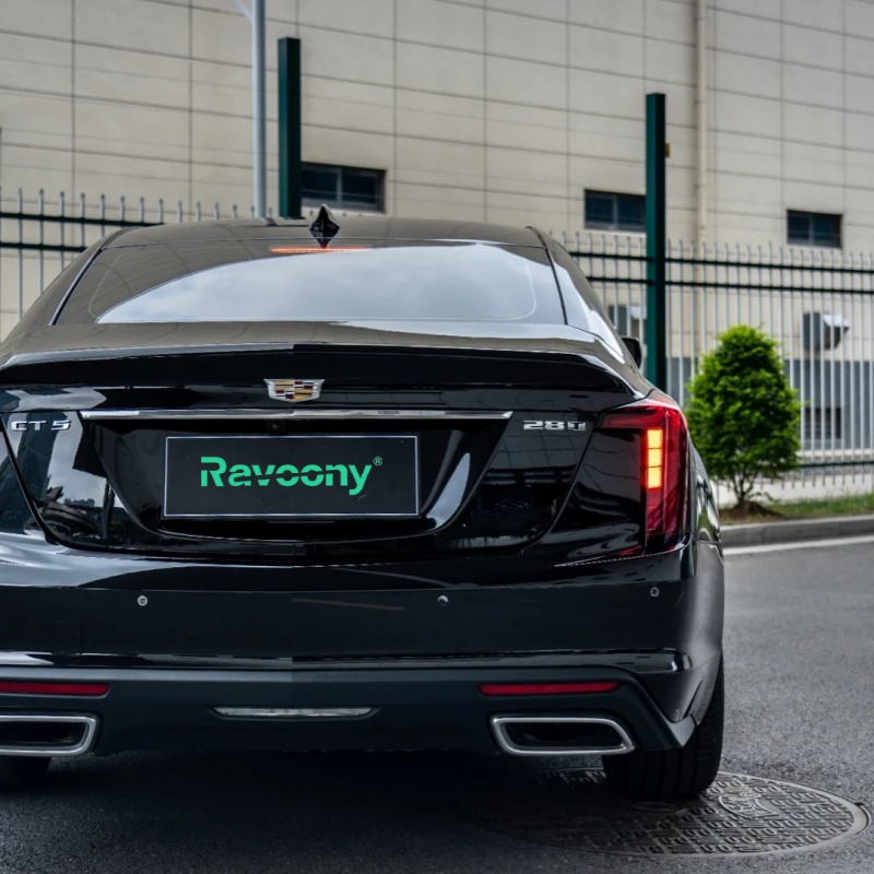 Ravoony Plus PET Glossy Crystal Black Car Vinyl Wrap