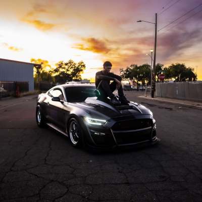 Ravoony Plus PET Satin Black Car Wrap 01