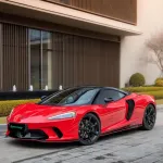 Ravoony Plus Glossy Crystal Carmine Red Vinyl Car Wrap