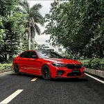 Ravoony Plus Glossy Crystal Carmine Red Vinyl Car Wrap