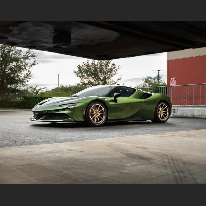 Ravoony Plus Glossy Metallic Mamba Green Car Vinyl Wrap