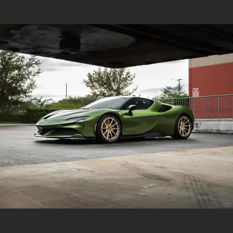Ravoony Plus Glossy Metallic Mamba Green Car Vinyl Wrap