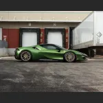 Ravoony Plus Glossy Metallic Mamba Green Car Vinyl Wrap
