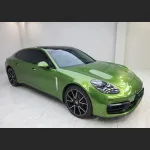 Ravoony Plus Glossy Metallic Mamba Green Car Vinyl Wrap