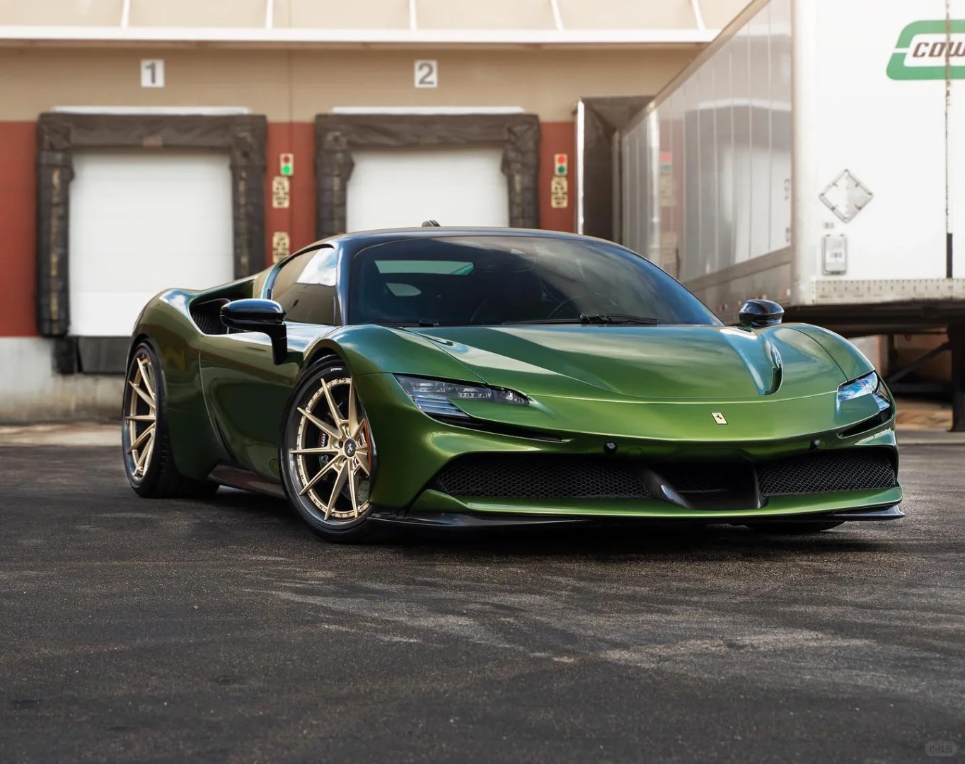 Ravoony Plus Glossy Metallic Mamba Green Car Vinyl Wrap