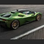 Ravoony Plus Glossy Metallic Mamba Green Car Vinyl Wrap