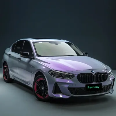 Ravoony Plus PET Twin Candy Grey Purple Color Fliper Car Wrap 02
