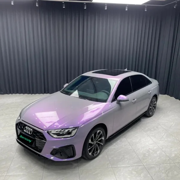 Ravoony Plus Twin Candy Grey Purple Color Fliper Car Wrap