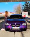 Ravoony Plus Glossy Laser Dark Purple Car Wrap